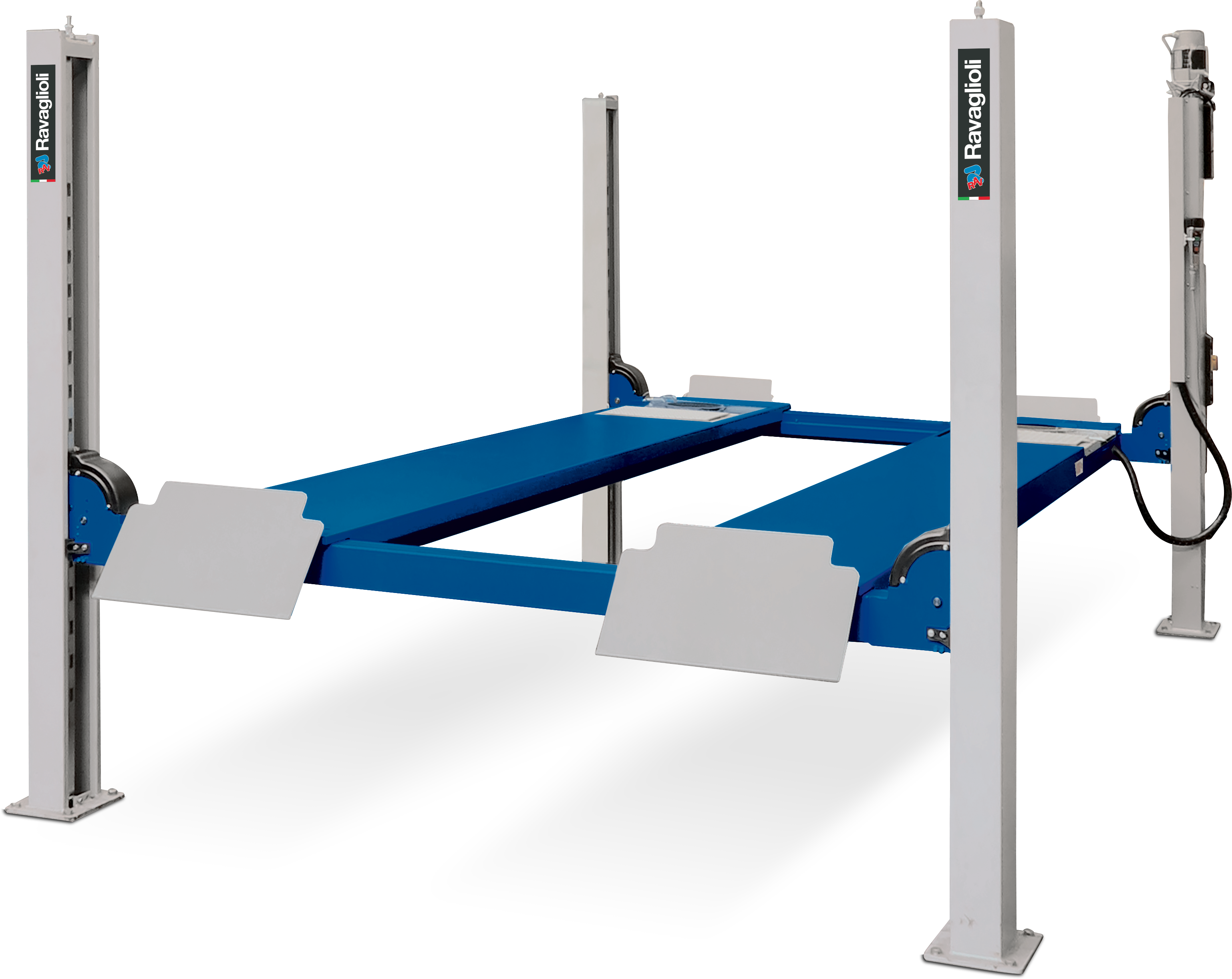 Ravaglioli RAV4401.3IMOT 4 Four Post electro hydraulic lift, Class 4 ATL / OPTL