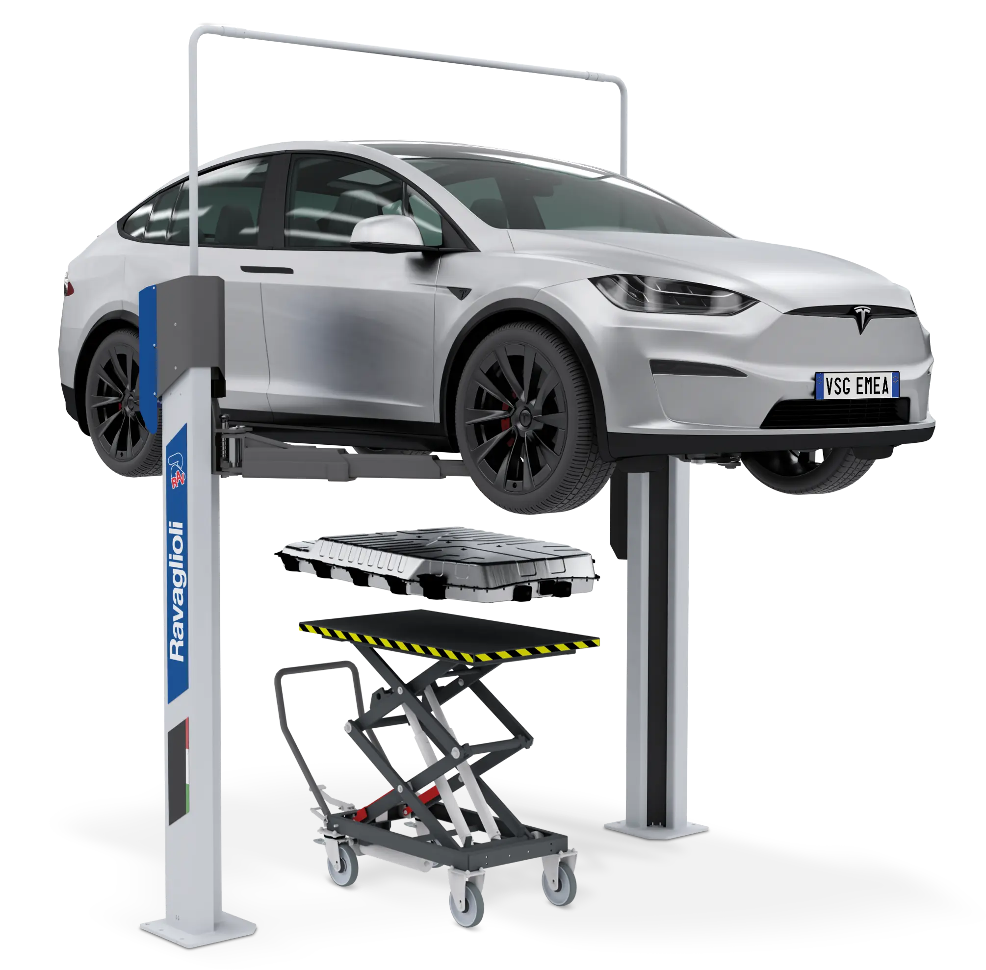 Ravaglioli Two Post Lift KPX35 199393 for EV - Image 6