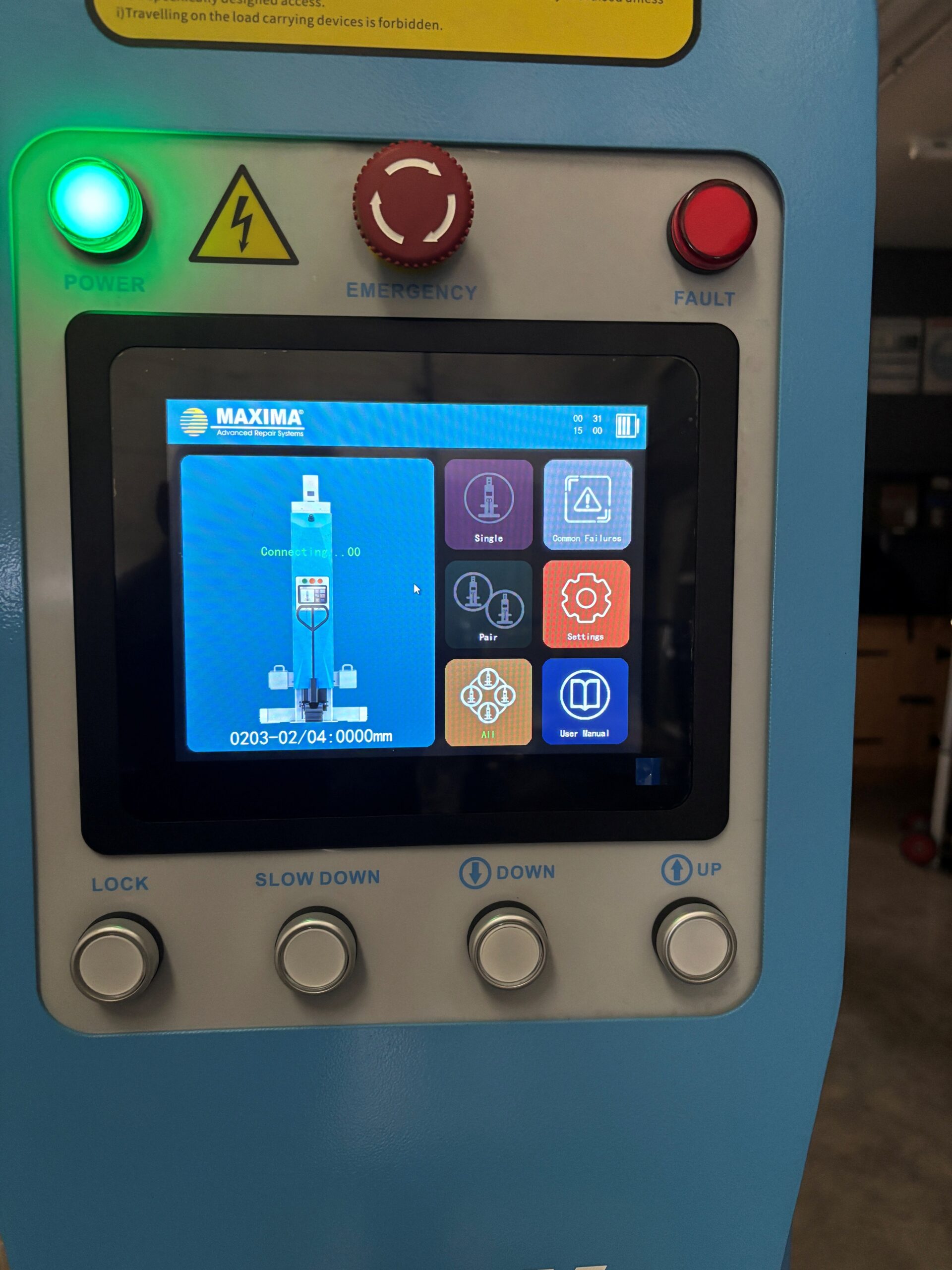 Maxima LCD control